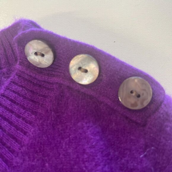 Fenn Wright Manson Cashmere  Sweater Purple  Color Ladies Size XSMALL - Picture 3 of 6